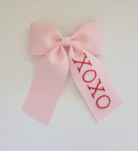 Load image into Gallery viewer, XOXO Hand Stitched Bow