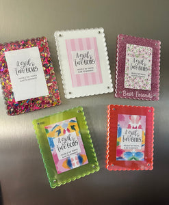 Personalized Mini Magnetic Acrylic Frames
