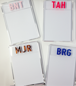 Personalized Acrylic Note Pad