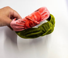 Load image into Gallery viewer, Knotted Velvet Headband
