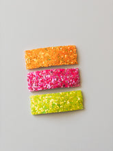 Load image into Gallery viewer, Neon Glitter Clip Set
