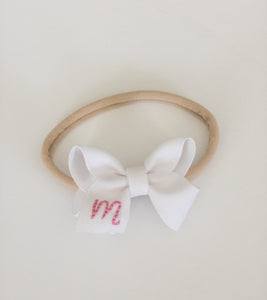 Initial Baby Headband