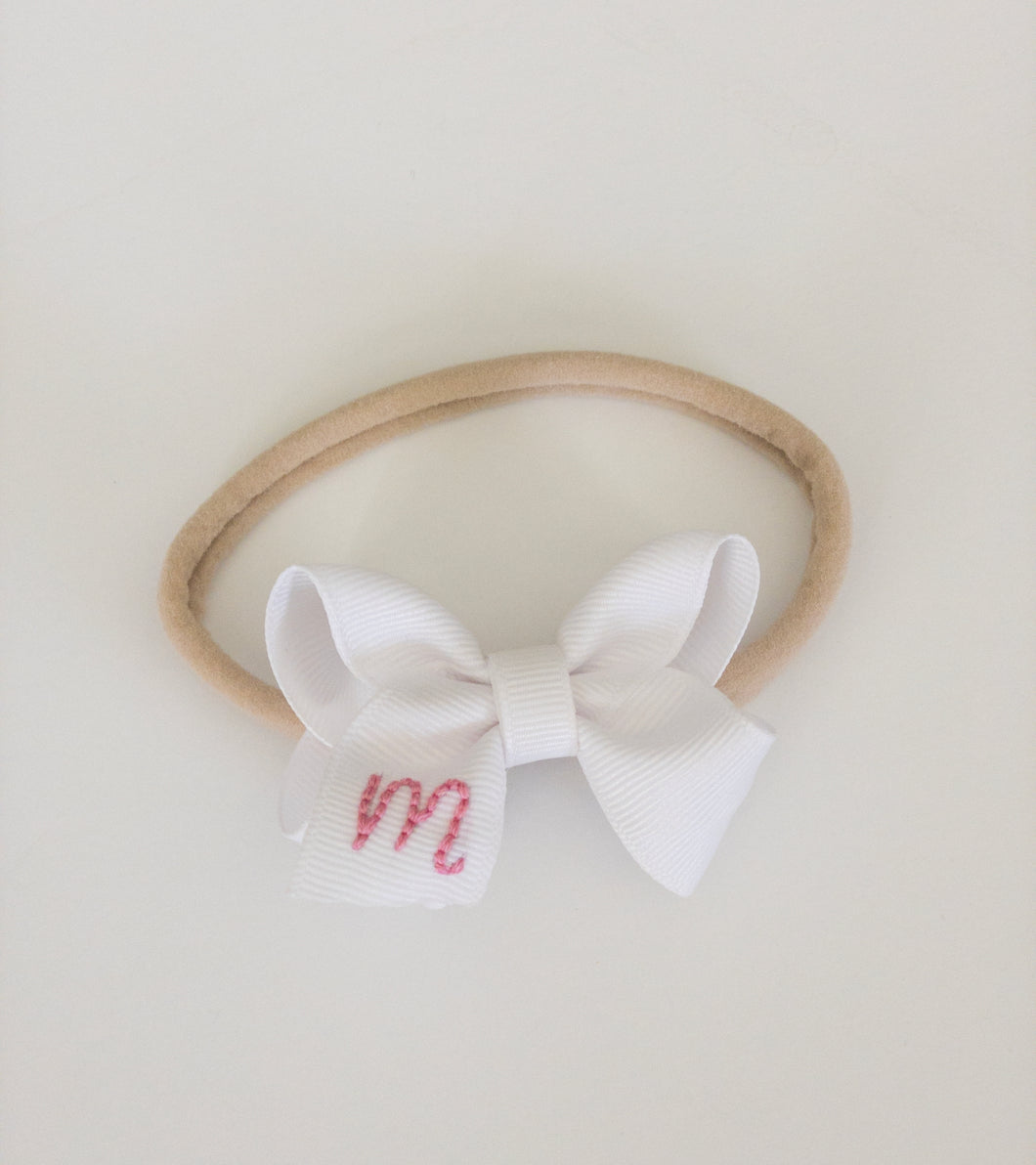 Initial Baby Headband